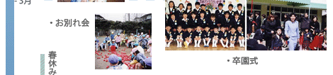 3月 お別れ会 卒園式